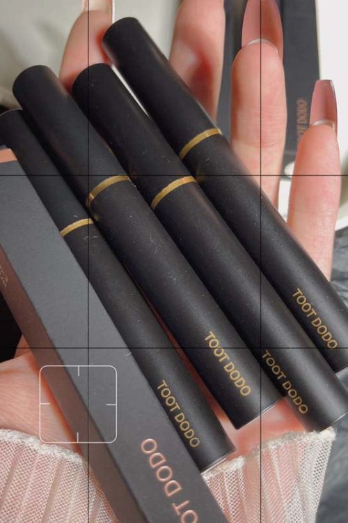 Black Wand Straw Lipstick